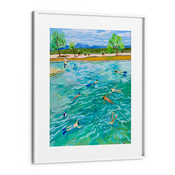 Nature's Swimming Pool Landscape Wall Art Painting Scenery Painting
