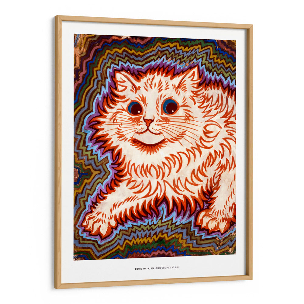 Louis Wain - Kaleidoscope Cats III Canvas Painting - XS / Matte Paper / Rolled Art - Nook At You