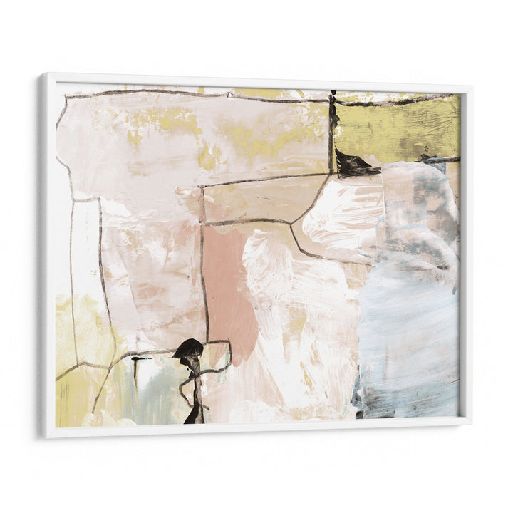 Abstract Pastels Abstract Art-White Frame-Nook At You