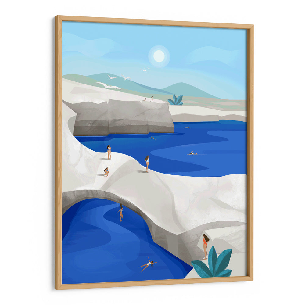 Cliff Jumping – Coastal Landscape Poster for Home Décor - XS / Matte Paper / Rolled Art - Nook At You