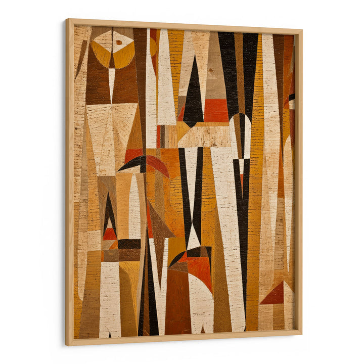 Mosaic Nature Abstract Painting-Wooden Frame-Nook At You