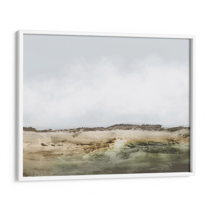 Cliffs Canvas Painting-White Frame-Nook At You