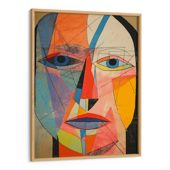 The Face Abstract Painting-Wooden Frame-Nook At You