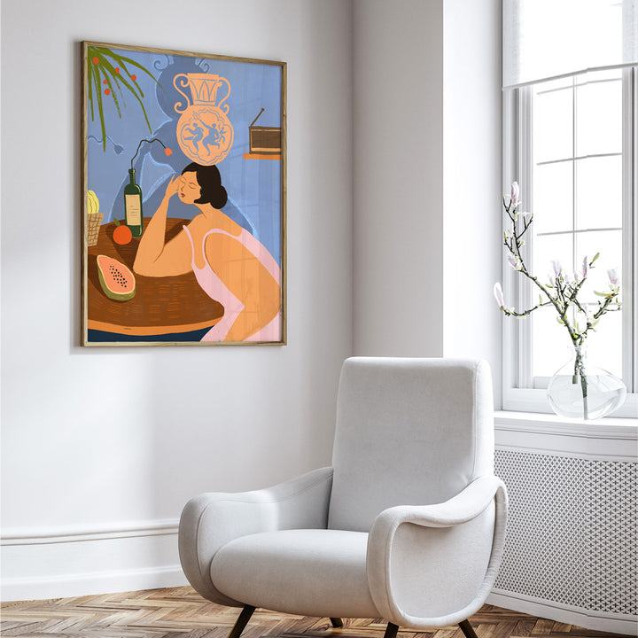 Be Still Boho Art Painting