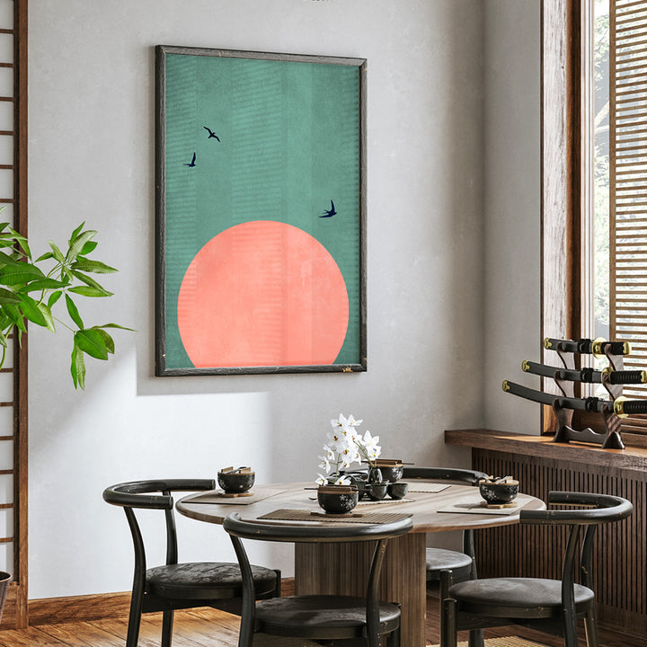 A Beautiful Day Landscape Painting Boho Artwork