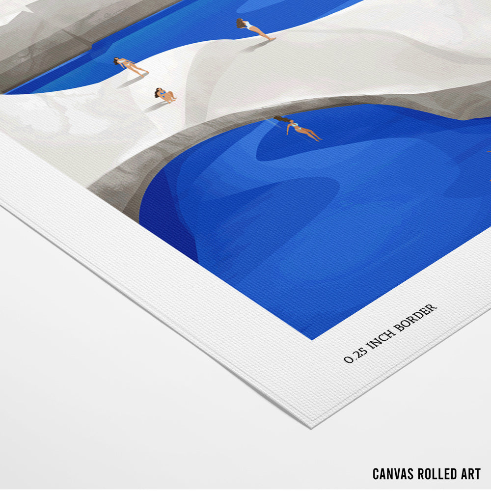 Cliff Jumping – Coastal Landscape Poster for Home Décor - XS / Matte Paper / Rolled Art - Nook At You