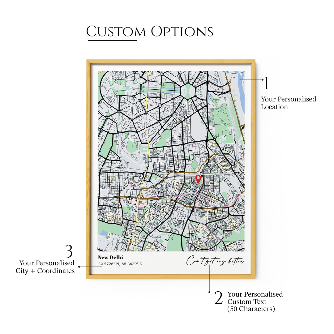 Custom Street Map Art - The Habitat - XS / Matte Paper / Rolled Art - Nook At You