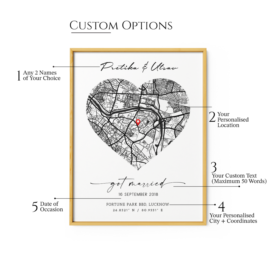 Street Map Art - White - Love - XS / Matte Paper / Rolled Art - Nook At You