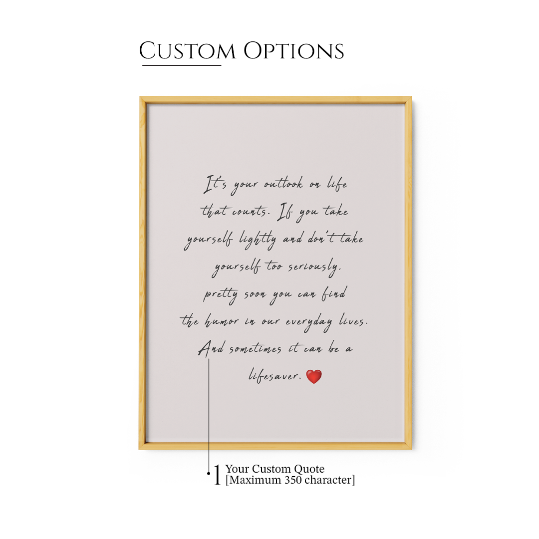 Personalized Letter - XS / Matte Paper / Rolled Art - Nook At You