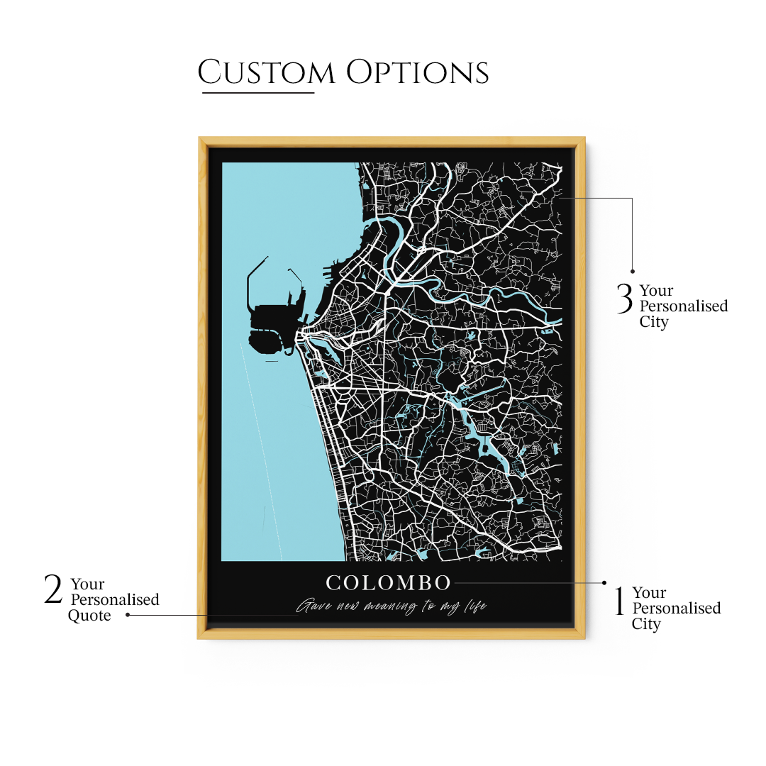 Street Map Art - Ink City - XS / Canvas / Rolled Art - Nook At You