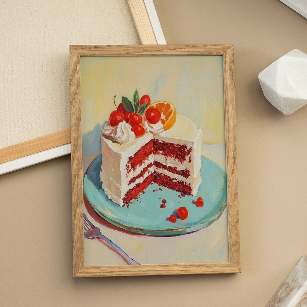 Red Velvet Cake - XS / Matte Paper / Rolled Art - Nook At You