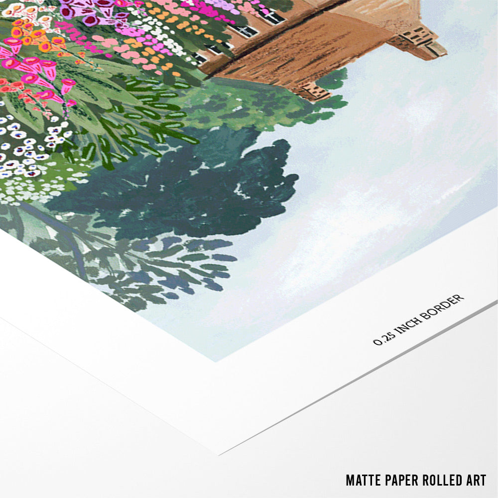 Lush Garden Landscape Wall Art - XS / Matte Paper / Rolled Art - Nook At You