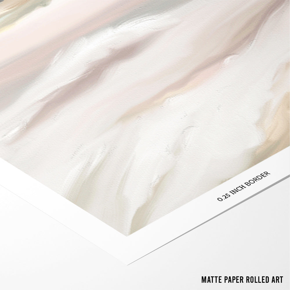 Misty Marshmallow Landscape Canvas Painting - 5XL / Canvas / Rolled Art - Nook At You
