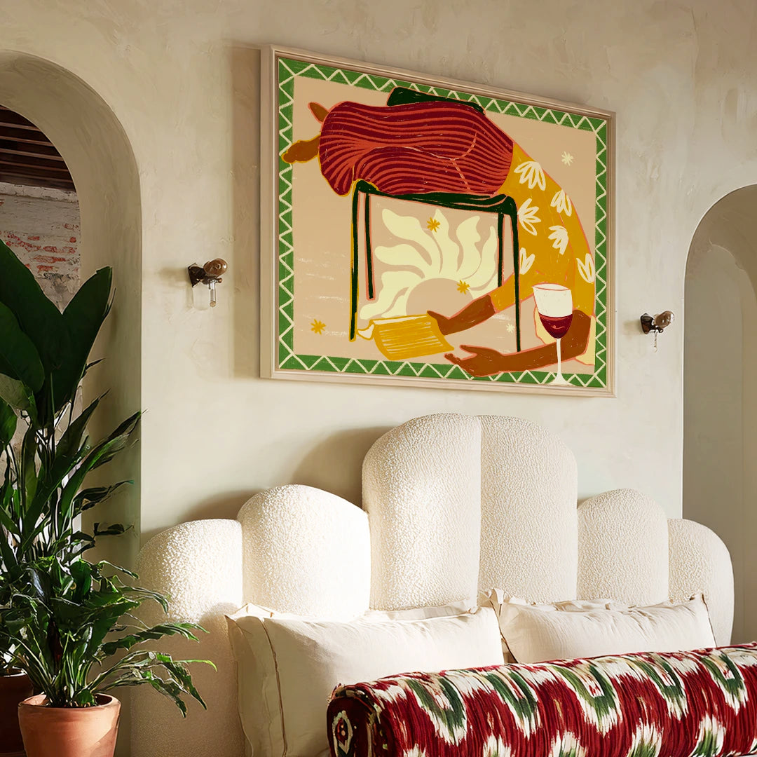 Is It Weekend Yet Playful Boho Art - XS / Matte Paper / Rolled Art - Nook At You