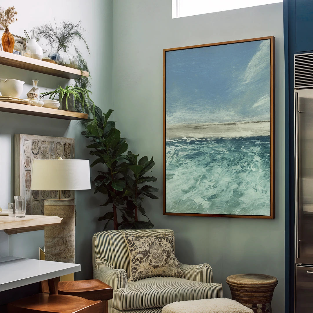 Quiet Tide 1 Landscape Wall Art Poster - XS / Matte Paper / Rolled Art - Nook At You