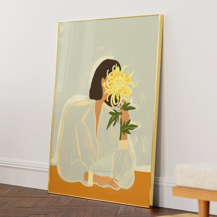 The Chrysanthemum Boho Artwork