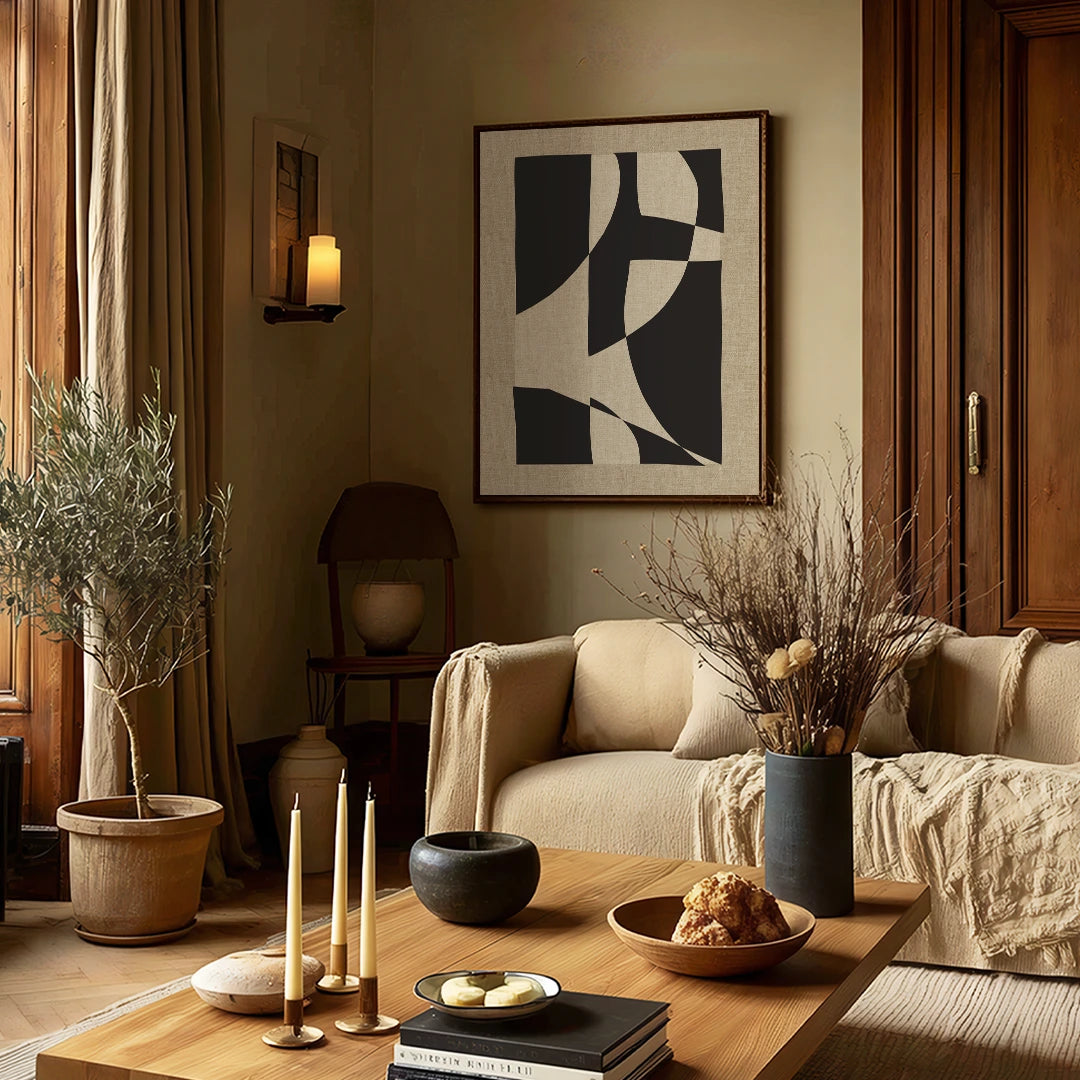 Skara Abstract Art Poster - XS / Matte Paper / Rolled Art - Nook At You