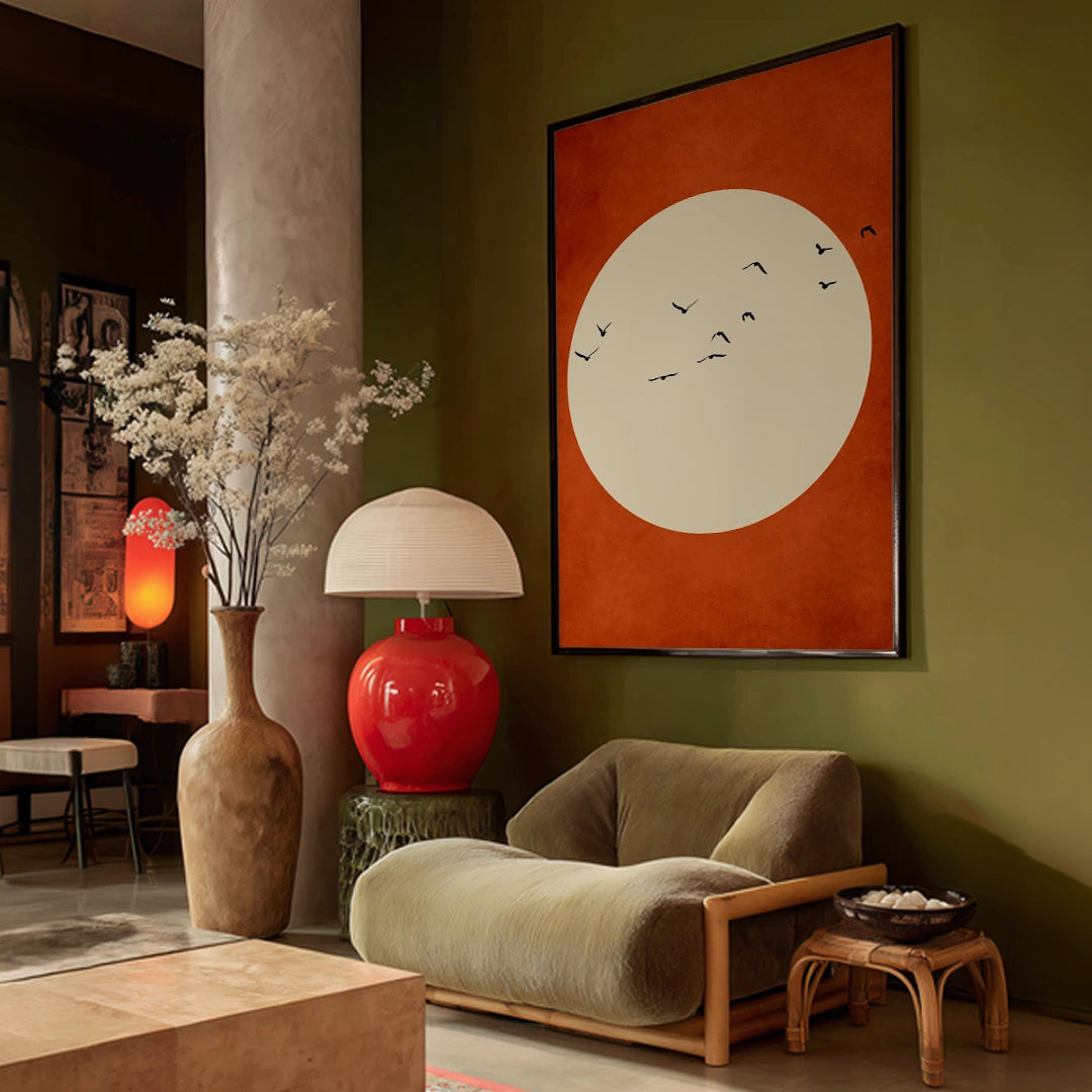 Warming Feelings Living Room Wall Art - XS / Matte Paper / Rolled Art - Nook At You