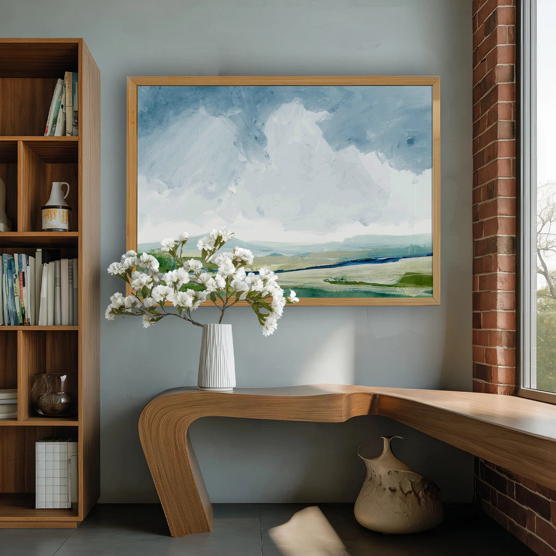 Berry Brook Landscape Wall Art Paintings - XS / Matte Paper / Rolled Art - Nook At You