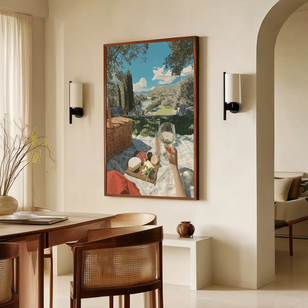 Slow Afternoon  Dining Room Wall Art Print - XS / Matte Paper / Rolled Art - Nook At You