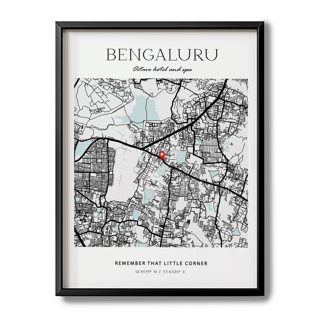 Personalised Map Art - Ethereal Streetscapes - XS / Matte Paper / Rolled Art - Nook At You