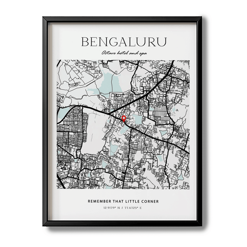 Personalised Map Art - Ethereal Streetscapes