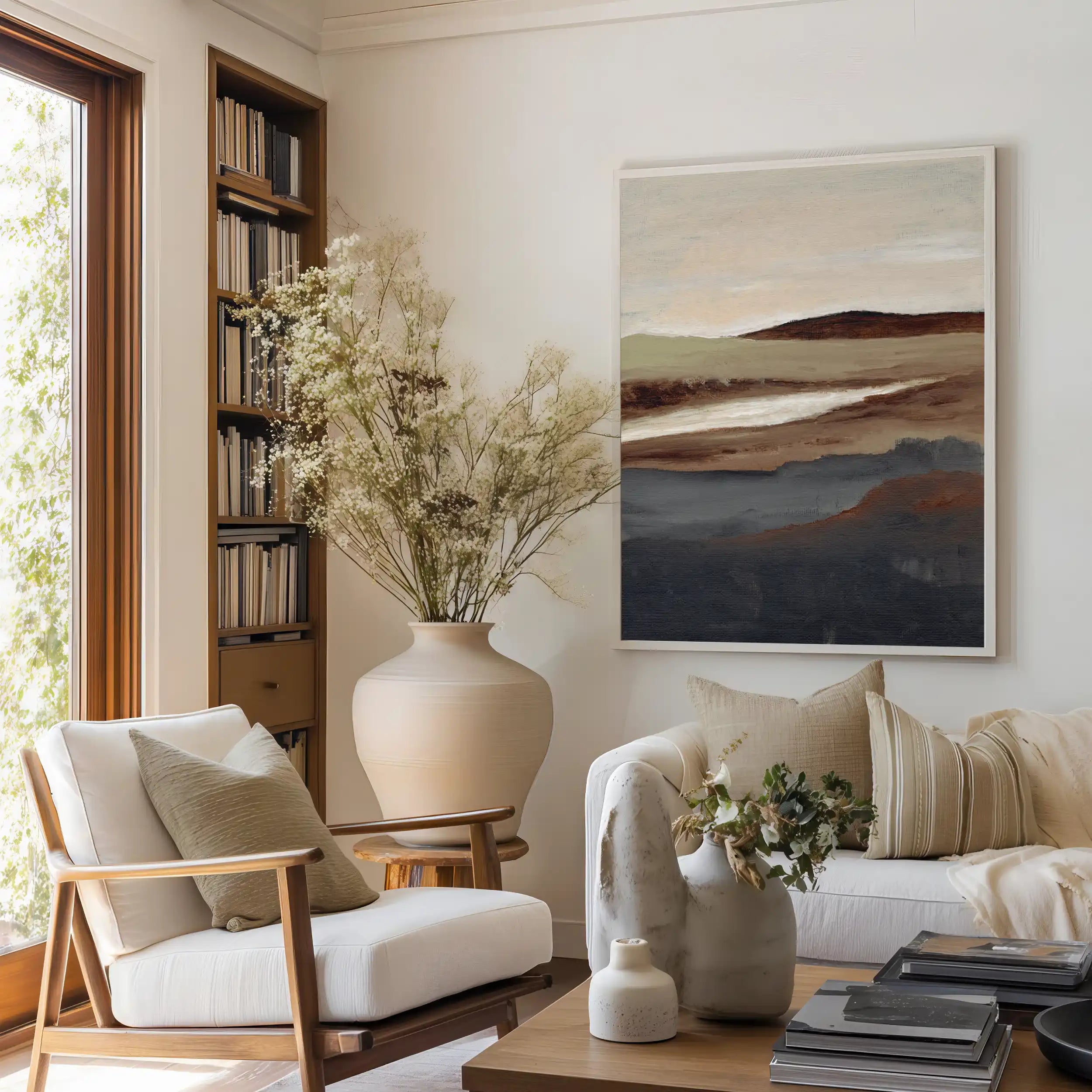 Serene landscape wall art