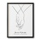 Personalized Line Art - Clasp (White)