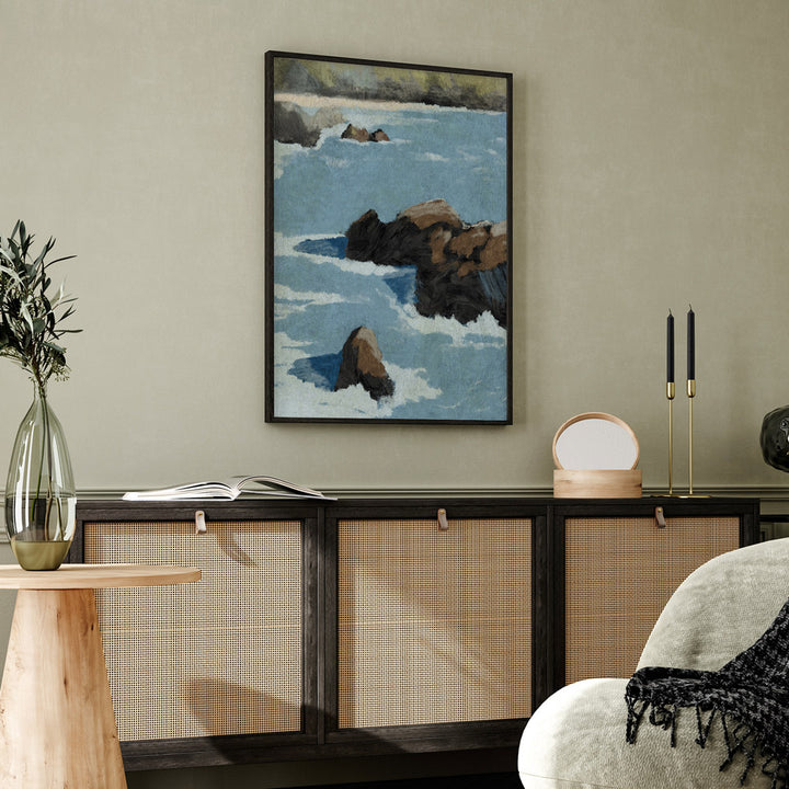 Cliff View Landscape Wall Art Painting Scenery Painting-Rolled Art-Nook At You