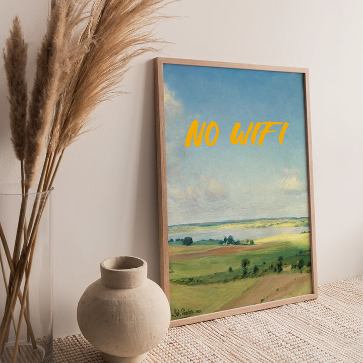 No Wifi Landscape Wall Art Painting Scenery Painting