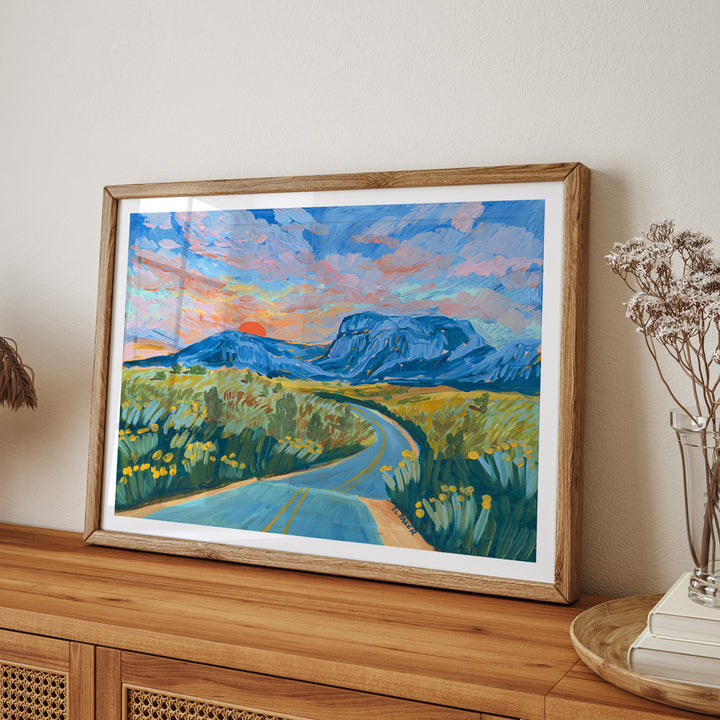 Our Sunset Landscape Wall Art Painting Scenery Painting