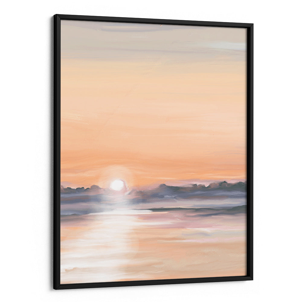 Satin Skies Landscape Painting for Living Room - XS / Matte Paper / Rolled Art - Nook At You
