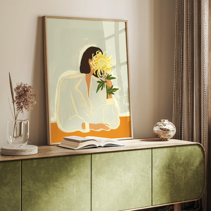 The Chrysanthemum Boho Artwork