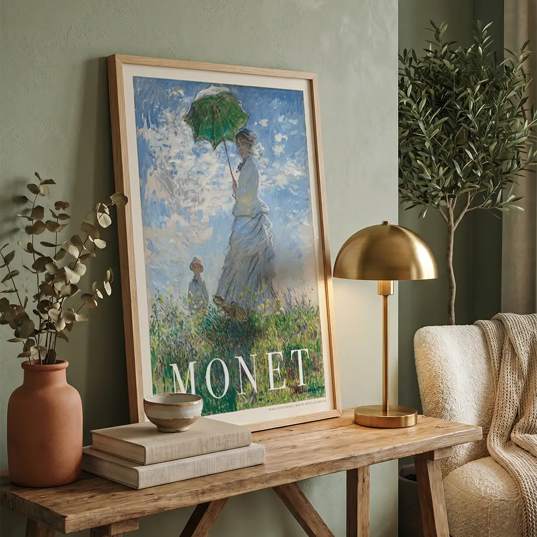 Claude Monet - Woman With Parasol II Exhibition Poster - XS / Matte Paper / Rolled Art - Nook At You