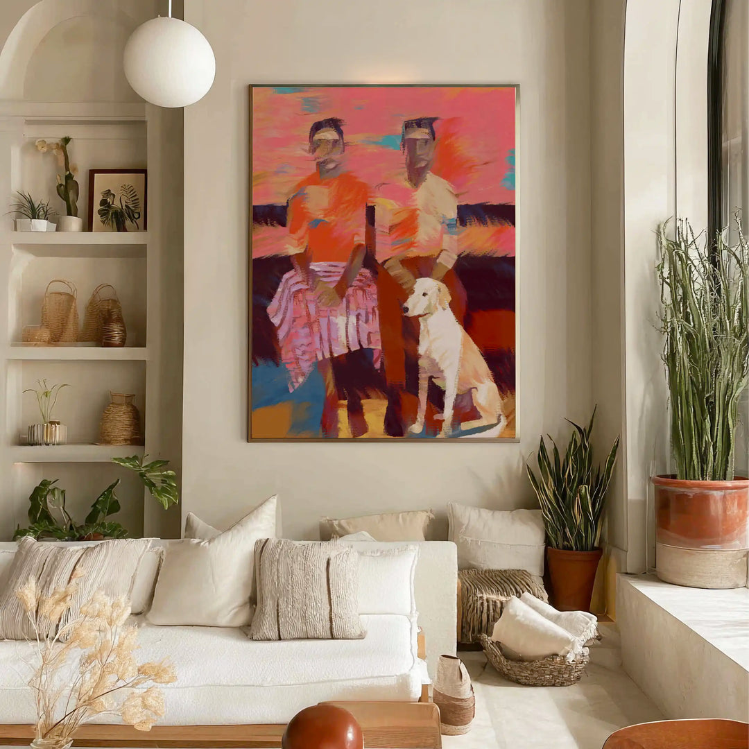 Companion Women Illustration Poster - XS / Matte Paper / Rolled Art - Nook At You