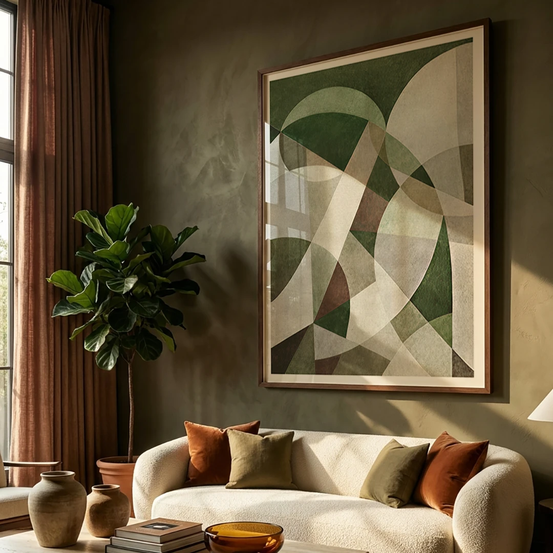 Vara Abstract Decor - XS / Matte Paper / Rolled Art - Nook At You