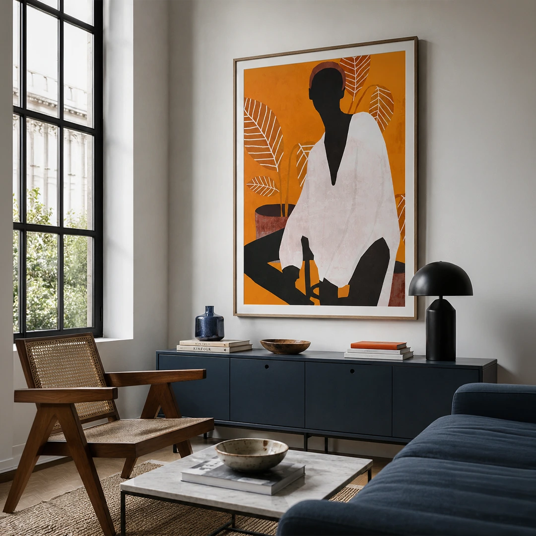 Sol Ember Bohemian Wall Decor Print - XS / Matte Paper / Rolled Art - Nook At You