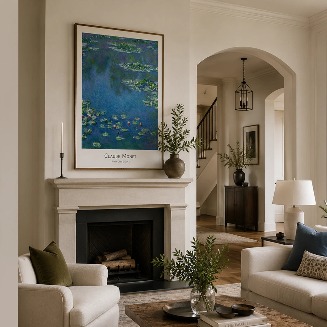 Claude Monet - Water Lilies Exhibition Wall Art Print - XS / Matte Paper / Rolled Art - Nook At You