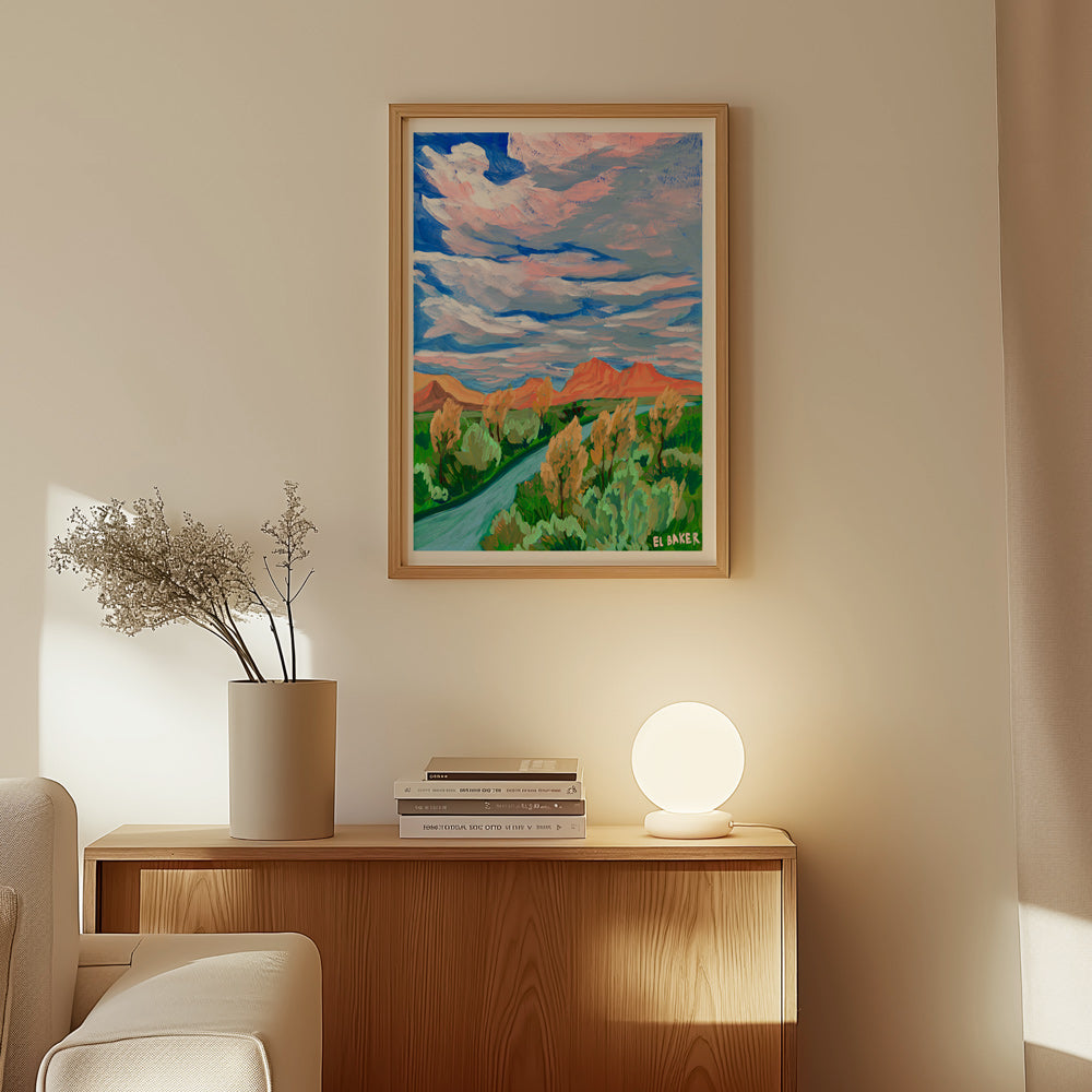 Whispering Winds Landscape Wall Art Painting Scenery Painting - XS / Matte Paper / Rolled Art - Nook At You