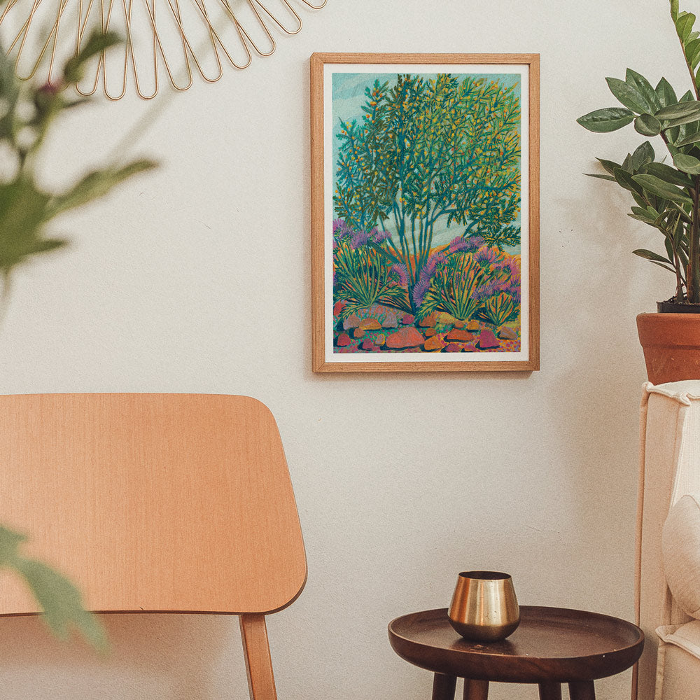 Tranquil Treetops Landscape Art - XS / Matte Paper / Rolled Art - Nook At You