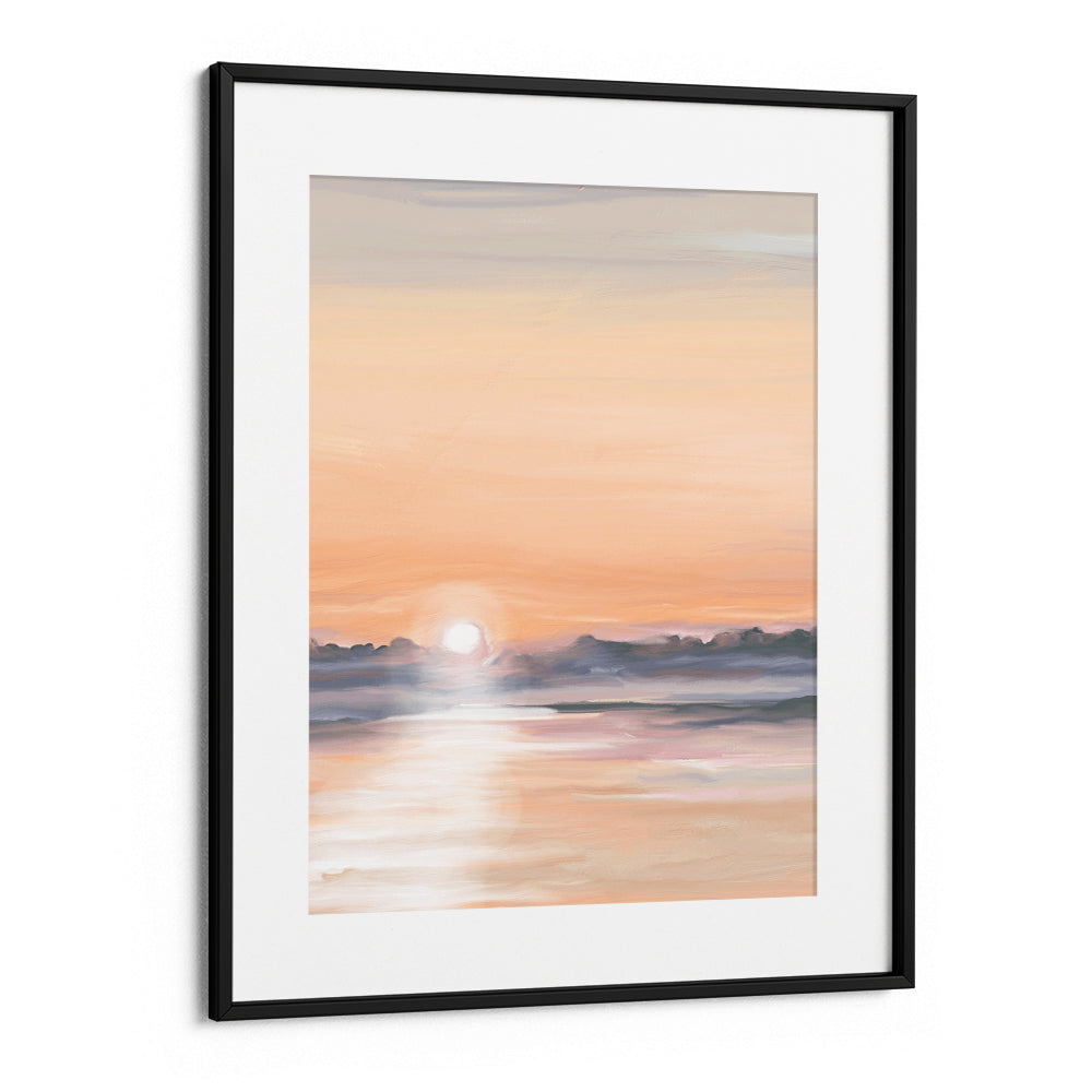 Satin Skies Landscape Painting for Living Room - XS / Matte Paper / Rolled Art - Nook At You