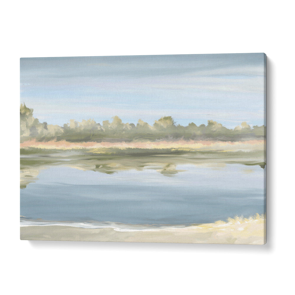 Waters Edge – Minimal Landscape Poster for Room Decor - XS / Matte Paper / Rolled Art - Nook At You