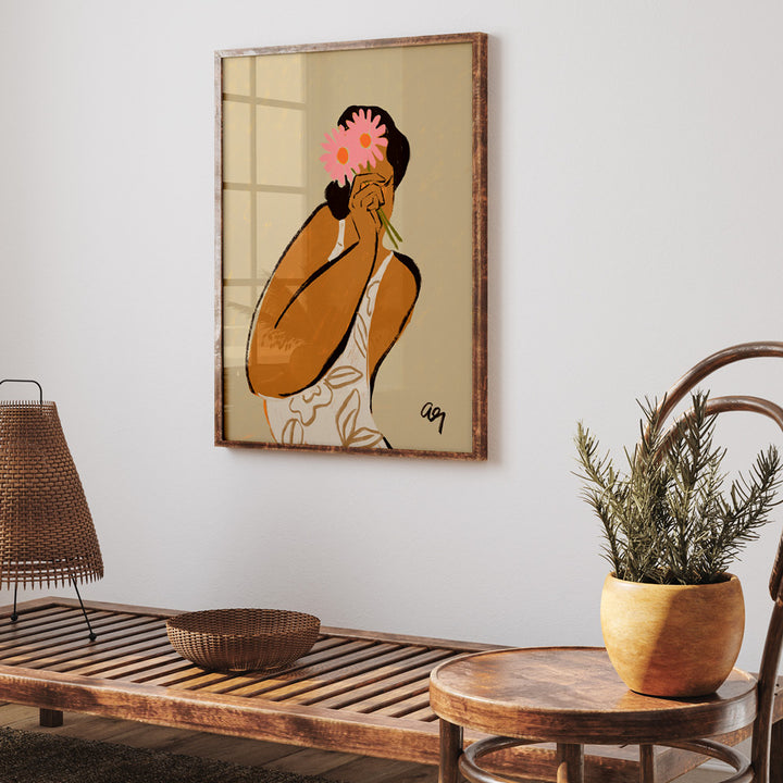Mask Boho Art Painting