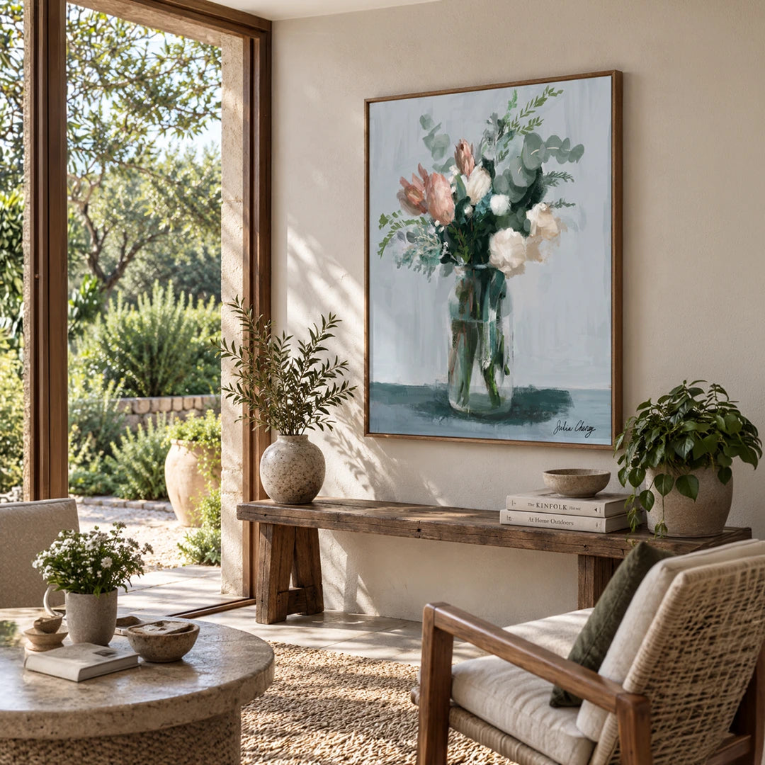 The Gathering Botanical Painting - XS / Matte Paper / Rolled Art - Nook At You