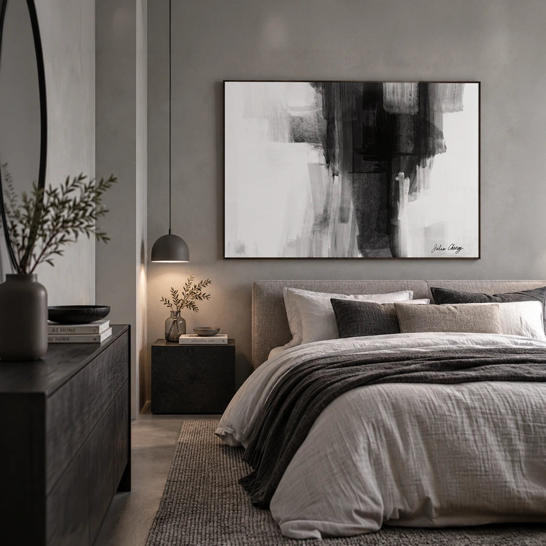 Bold Gestures Abstract Painting - XS / Matte Paper / Rolled Art - Nook At You