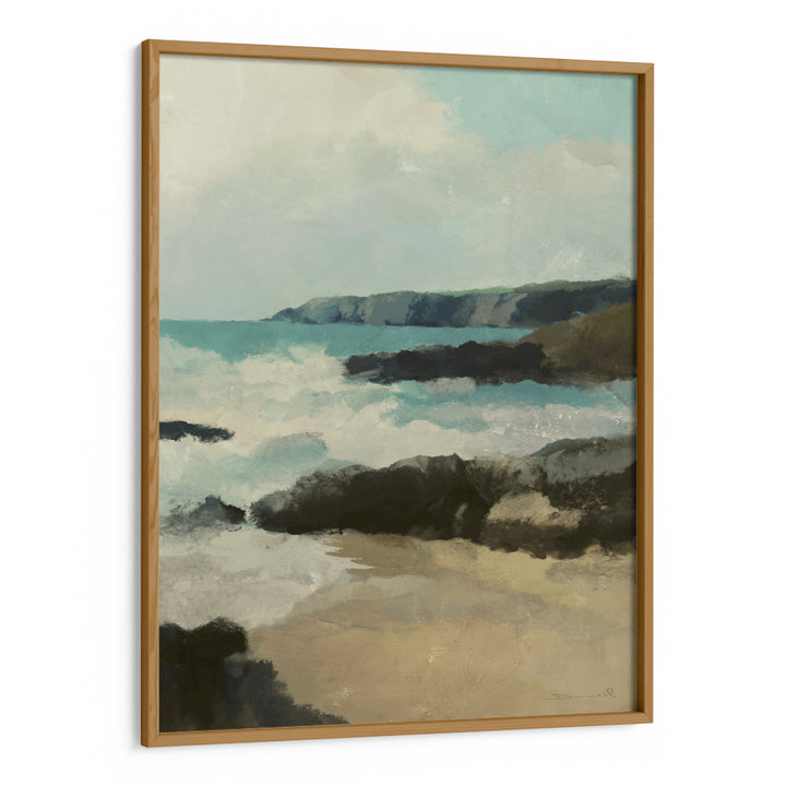 Rocky Beach Landscape Art