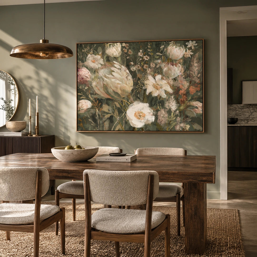 Wildflower Tapestry Botanical Wall Art - XS / Matte Paper / Rolled Art - Nook At You