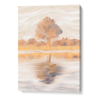 Sovereign Reflections of the Jackalberry Tree Landscape Canvas Print