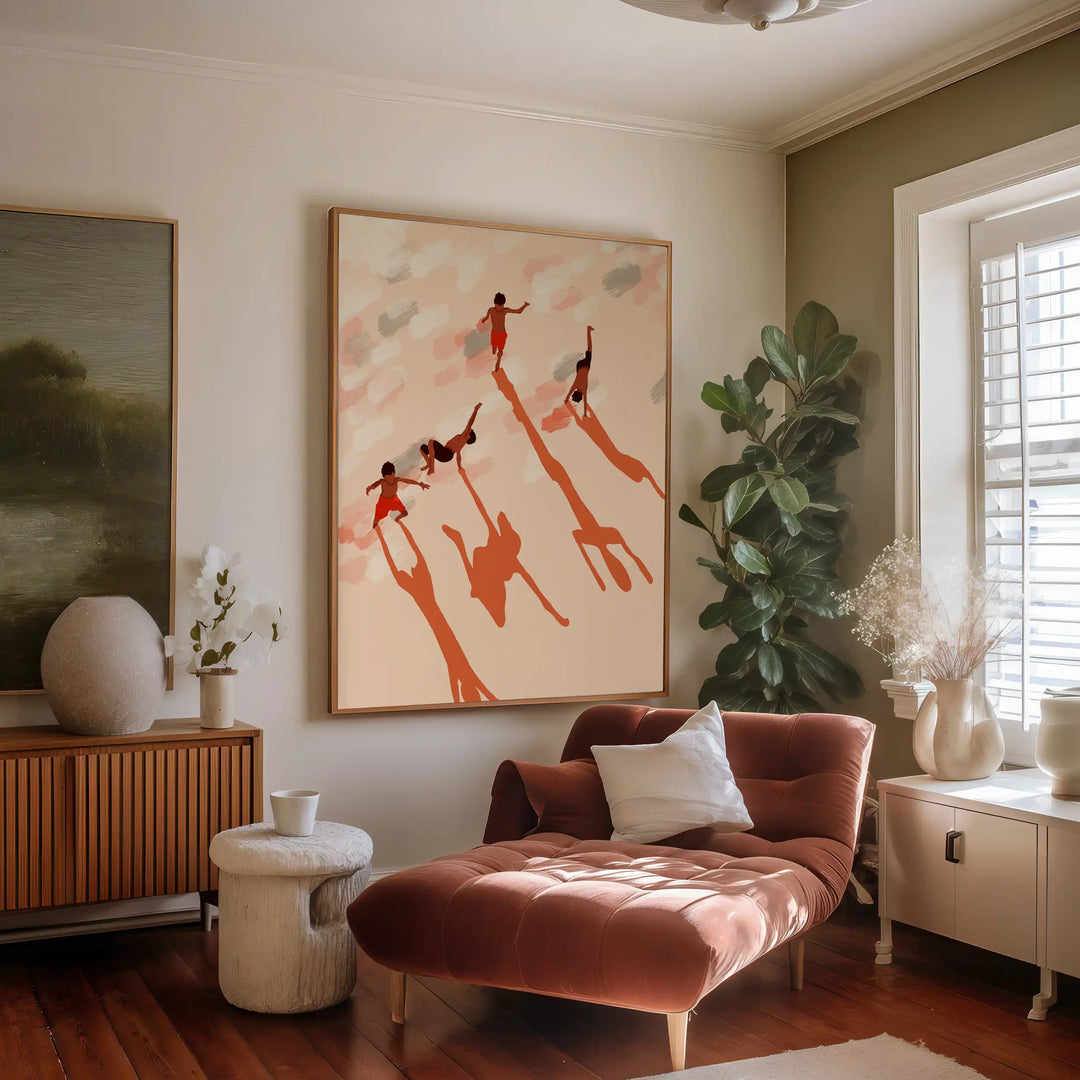 Free Spirits Modern Landscape Wall Art - XS / Matte Paper / Rolled Art - Nook At You