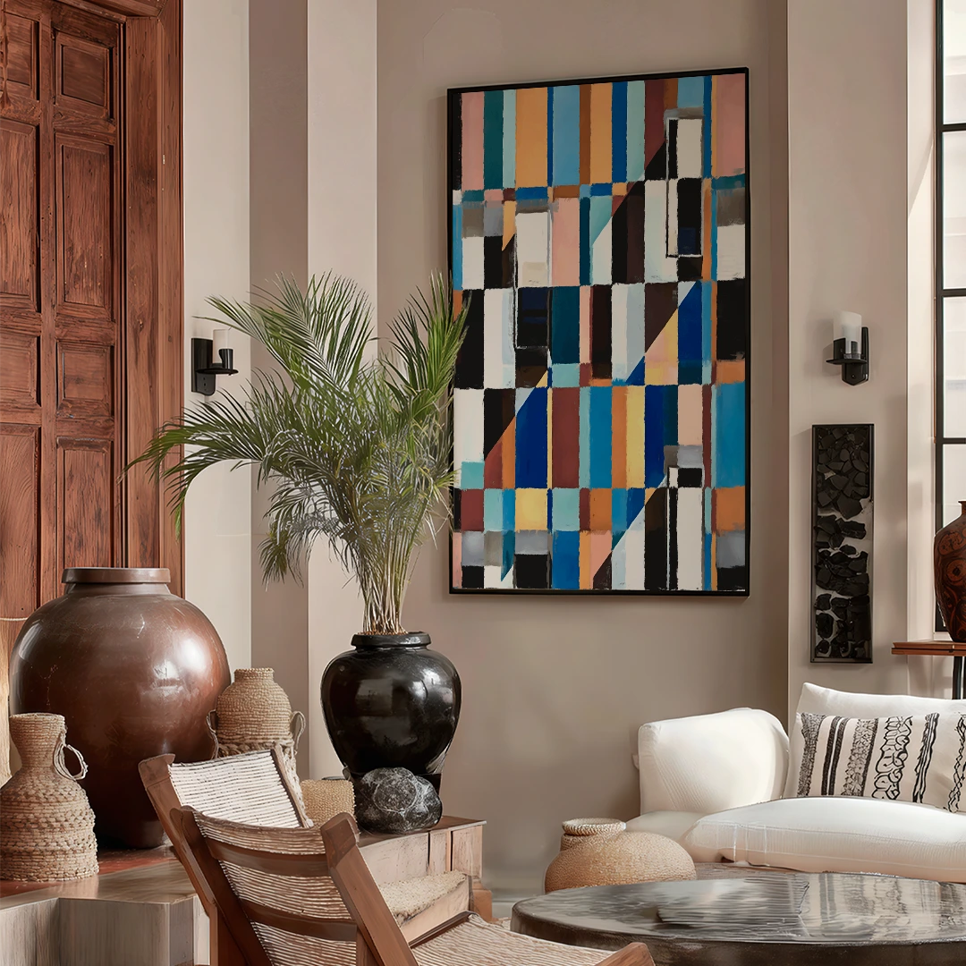 Scandinavian Earth Abstract Wall Decor - XS / Matte Paper / Rolled Art - Nook At You
